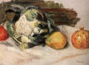 Pierre-Auguste Renoir Cauliflower and pomegranates oil painting